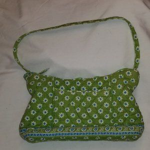 vintage Vera Bradley small hobo bag in Apple Green